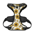 thumbnail image 5 of Picia Sunflowers And Bees No-Pull Dog Harness Reflective Front Clip Vest with Handle,Step-in Air Dog Harness,Adjustable 2 Metal Rings 4 Buckles,Easy to Put on & Take Off X-Large, 5 of 9