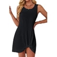 thumbnail image 1 of Vestido de bikini con estampado Halife Black Twist para mujer, 1 of 6