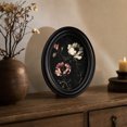 thumbnail image 4 of JHyouerji White Rose Framed Art 5x4in Wood Wall Decor for Living Room Bedroom Hallway Entryway Office Home Decor, 4 of 7
