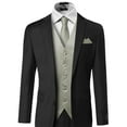 thumbnail image 5 of FashionOutfit Men's Classic Solid Suit Vest in Various Colors, 5 of 5