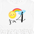 thumbnail image 4 of Inktastic I'm 4- Fourth Birthday Sun Rainbow Girls Toddler Dress, 4 of 5