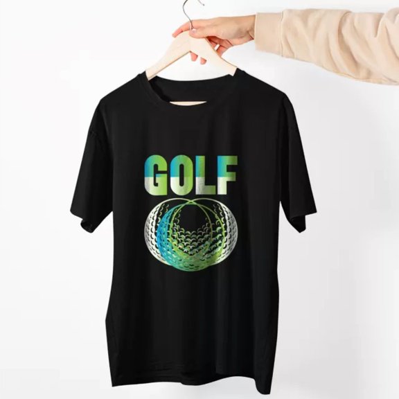 Golf Tshirt, Father'S Day Present, Golfing T-Shirt, Golf Dad Shirt BLACK Unisex S-5XL Hot Trending Shirt, Vintage Birthday Gift