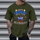 thumbnail image 1 of Tops para hombre, blusas y camisas de cuello redondo y manga corta para hombre, tops casuales de cuello redondo y manga corta con estampados especiales para hombre., 1 of 5