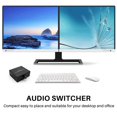 thumbnail image 4 of 4 Way Bi-Directional  Stereo Audio Switch 1 in 4 Out or 4 in 1 Out L/R Jack Sound Channel  Audio Switcher, 4 of 8