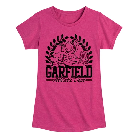 Garfield - Athletic Dept - Toddler & Youth Girls Short Sleeve Graphic T-Shirt