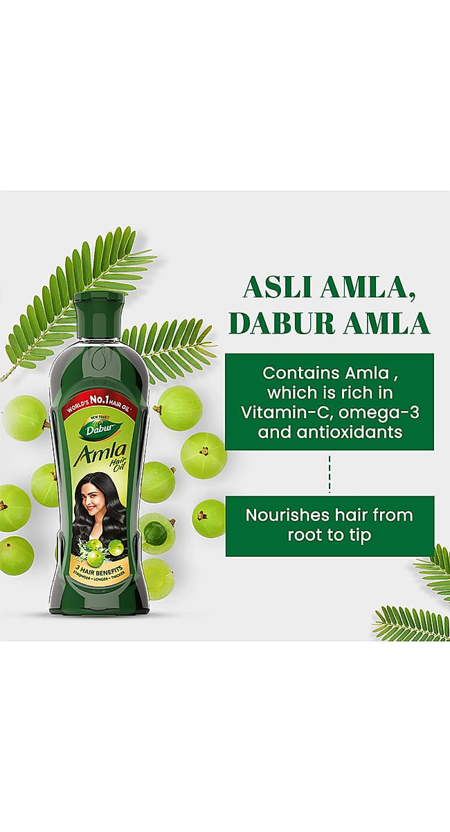 Dabur Amla Healthy Long And Beautiful Hair Oil - Olio nutriente per capelli