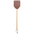 thumbnail image 2 of YardChic Leather Fly Swatter, Long Wooden Handle Manual Fly Swatters with Hanging Rope Heavy Duty Practical Leather Fly Swatters Indoors for Fly Mosquitoes Bees, Home Essentials, 3.9x19.5 Inch, 2 of 9