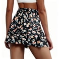 thumbnail image 6 of Domzest Women's Pleated Athletic Skirts High Waisted Tennis Skirt Bohemian Floral Print designs for Golf Running Workout Black 5XL, 6 of 6