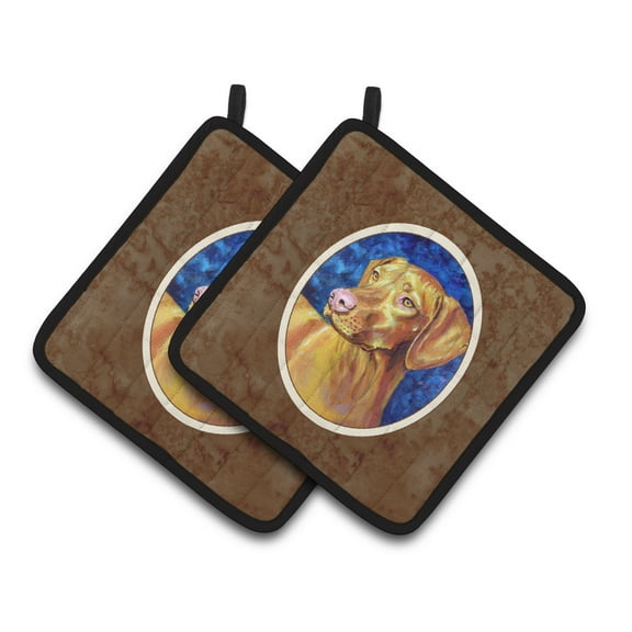 Vizsla Pair of Pot Holders