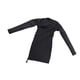 thumbnail image 1 of Figura de mujer coleccionable a escala 1/6, ropa de moda, vestido corto liso Negro, 1 of 9