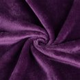 thumbnail image 5 of REGALWOVEN 1 Pcs Home Warm Soft Microplush Fleece Solid Throw Blanket Dark Purple 78" x 90", 5 of 8