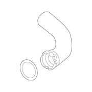 Genuine OE Volvo Outlet Hose - 32224398