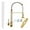 Gold-2, variant on Kitchen Faucets Gold Faucet with Pull Down Sprayer RV Sink Stainless Steel Kitchens Single Hole Modern Tall