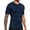 Navy, variant on Generic Men's Gym Bodybuilding Muscle T Shirts Casual Slim Fit Lightweight Quick Dry Shirts Athletic Workout Running Tops
