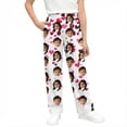 thumbnail image 2 of HXWCHs Girls Fashion Bottoms Fashionable Long Pants Soft Casual Loungewear Comfortable Sleepwear with Pockets 7-8Years White, 2 of 6