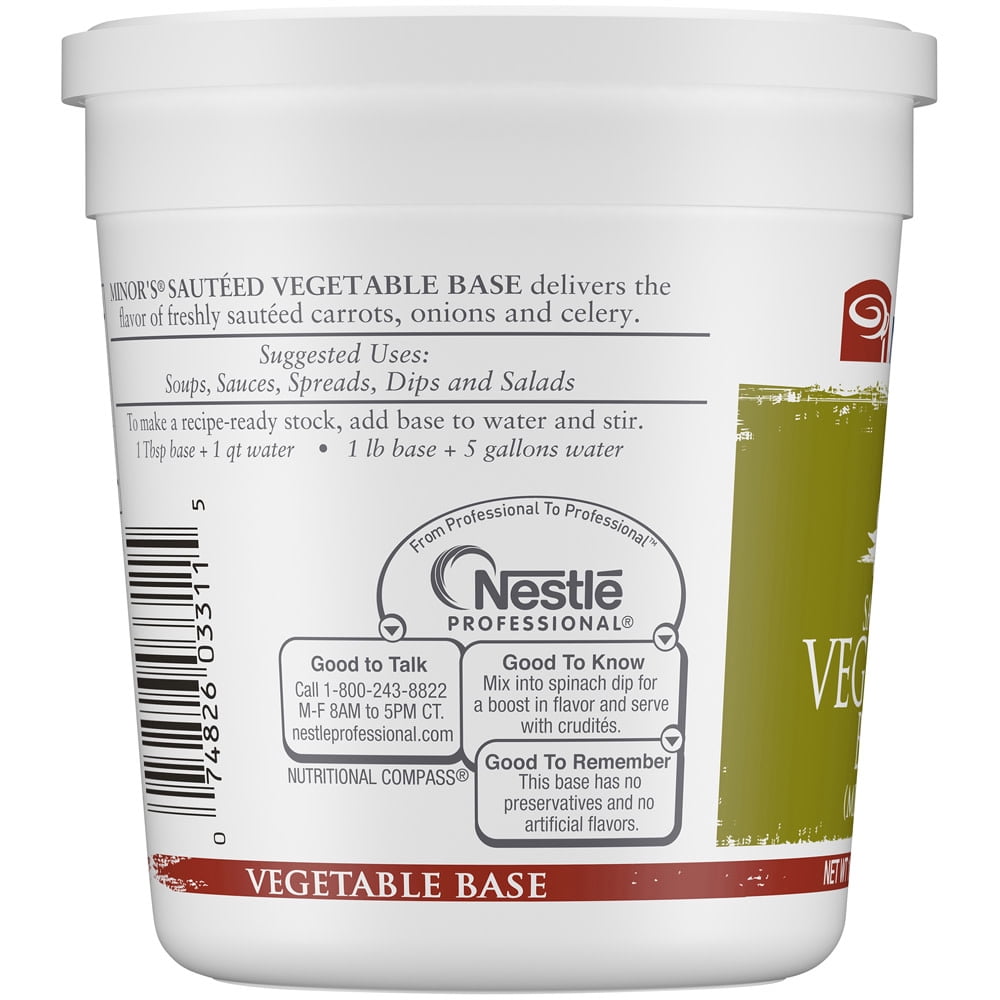 Minor Apos S Sauteed Vegetable Mirepoix Vegetable Base With No Added Msg 1 Lb Walmart Com Minor Apos S Sauteed Vegetable Mirepoix Vegetable Base With No Added Msg 1 Lb Walmart Com