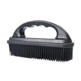 thumbnail image 4 of Rubber Pet Hair Removal Brush Lint & Cat Dog Hair Remover Brush Pet Silicone Lint and Debris Remover for Cleaning, Grooming, Home,Black, 4 of 8