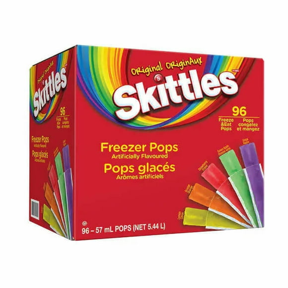Skittles Congélateur Popsicles Assortiment - 57ml - 96 Pack