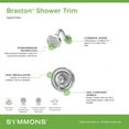 thumbnail image 6 of Symmons 5891STN15TRM Braston Shower Only Trim Package - Nickel, 6 of 7