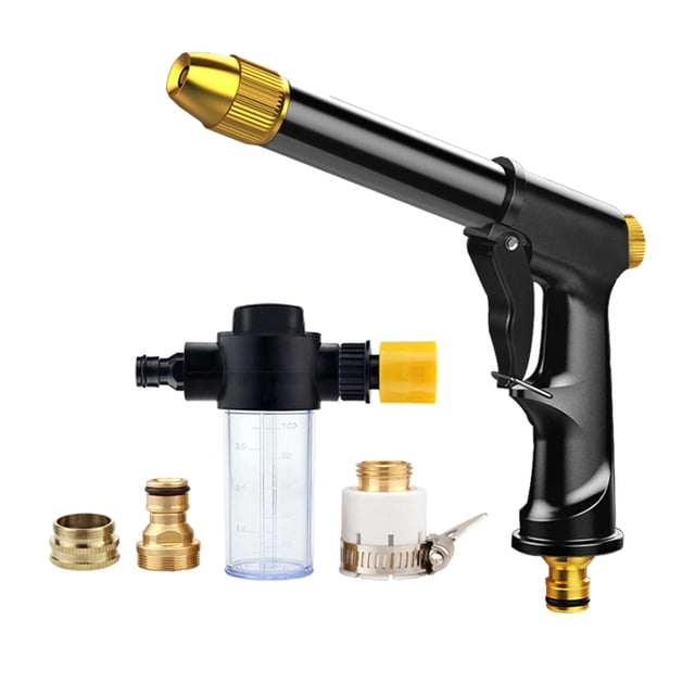 rociadora de de jardín con boquilla de latón, rociador de riego manual de metal resistente de para de automóviles Sharpla pulverizador de alta presión