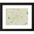 thumbnail image 2 of Political Map of Charlotte, NC, Framed Art Print Wall Art Sold by Art.Com, 2 of 5