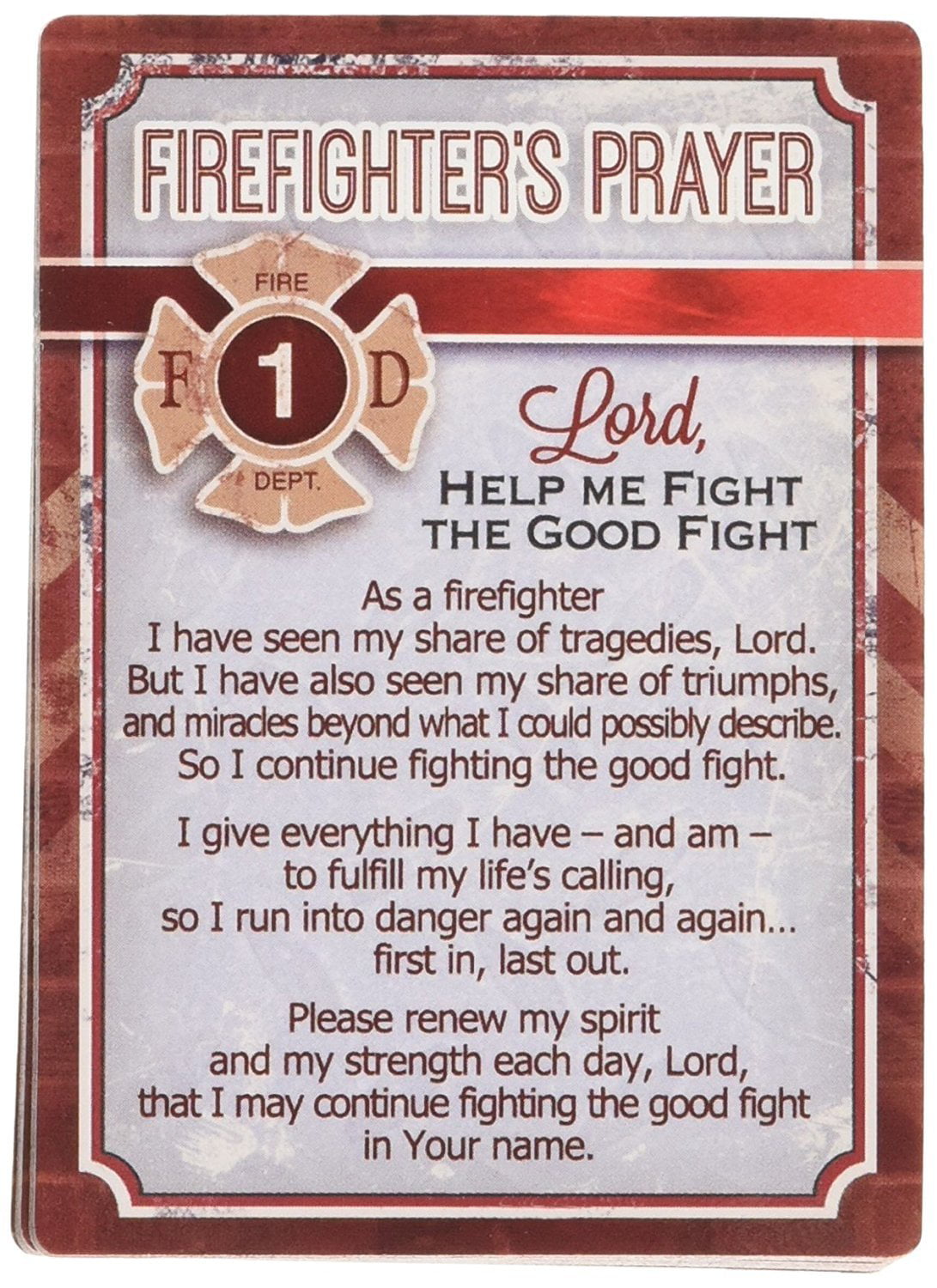 Firefighter prayer pen wraps