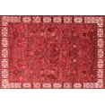 thumbnail image 1 of Ahgly Company Indoor Rectangle Oriental Red Industrial Area Rugs, 4' x 6', 1 of 4
