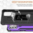 thumbnail image 3 of Moto G Stylus 2021 Case, Rosebono Hybrid Slim Colorful Armor Shockproof Impact Resistant Protective Cover Case With Kickstand For Moto G Stylus 2021 (Purple), 3 of 8
