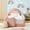 Pink+Boucle+Fabric+Foam, variant on HMYG Twin Size Cute Dinosaur-Shaped Bed with Safety Guardraild,Solid Wood Bed Frame for for Bedroom,Fabric