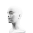 thumbnail image 3 of Cabeza De Maniquí Cabeza de maniquí de espuma para hombremodelo de gorrapelucasoporte de exhibición de anteojos (blanco), 3 of 4