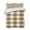 Brown, variant on Quilts Twin XL Size, Brown White Plaid Soft Comforter Bedding Set for Bed, Watercolor Farmhouse Checkered Lightweight Quilted Bedspread with Pillow Cover(2 Pieces) for All Season, 68x98 Inch