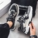 thumbnail image 3 of Zapatillas de deporte informales para hombre, zapatos de plataforma con cordones de malla a la moda, zapatos deportivos transpirables de suela suave que combinan con todo para estudiantes, 3 of 4