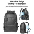 thumbnail image 2 of Sac à Dos Ventilateur de Refroidissement pour Activités Sac à Dos Ventilateur Portable avec Ventilateur Intégré Sac à Dos Rafraîchissant d'Été - Idéal pour la Randonnée et les Voyages, 2 of 6