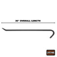 thumbnail image 2 of GreatNeck Drop Forged Steel Wrecking Bar, 30 inch, 2 of 7