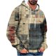 thumbnail image 2 of Dolkfu Sudadera con capucha para hombres, sudadera retro con estampado, prendas holgadas de invierno para hombres. XXL, 2 of 5