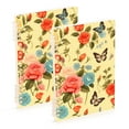 thumbnail image 6 of Butterflies in Roses Floral Spiral Journal Notebook College Ruled Notebook 8.3" x 5.7" A5 Lined Thick Paper Page, 6 of 6