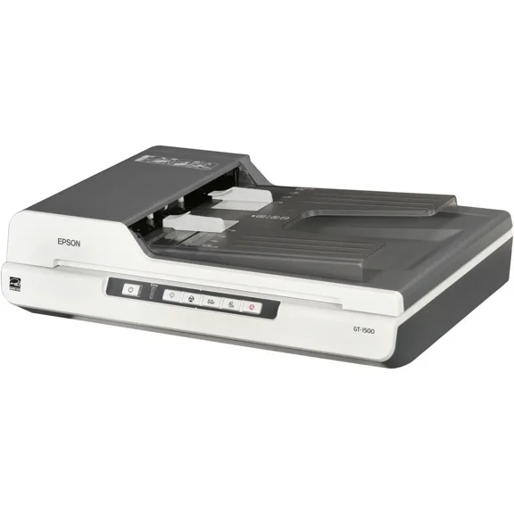 Restored Epson WorkForce GT-1500 Sheet-Fed Document Scanner High-Speed Color Scanning with Automatic Document Feeder (P/N: B11B190011) (Refurbished)