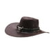 thumbnail image 4 of Sombrero de vaquero occidental, cómodo y moderno sombrero de Jazz para caballero, accesorios para fotos de adultos Café, 4 of 8