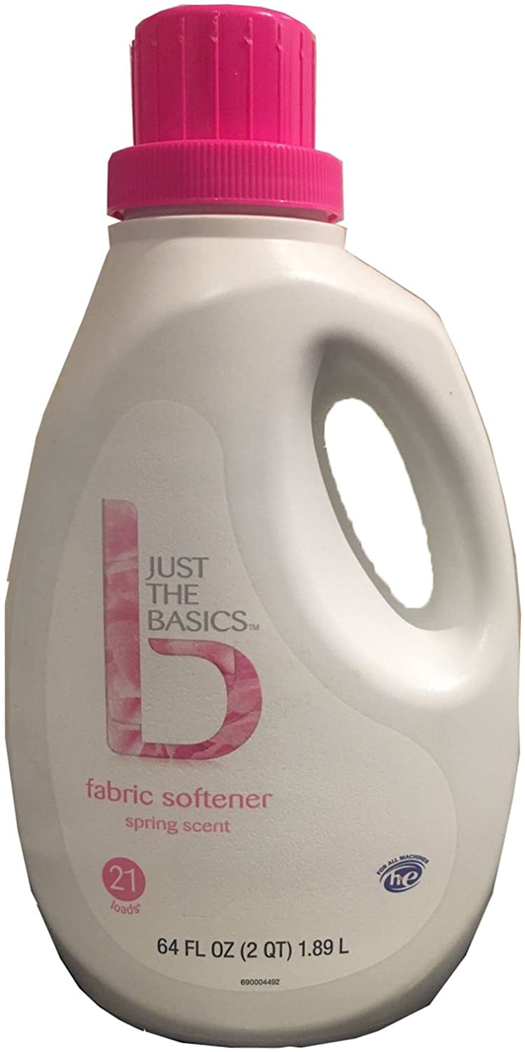 Just the Basics Fabric Softener Spring Scent 64 FL OZ (2QT) 1.89L