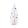 thumbnail image 1 of BEADCEST Wooden Xmas Tree Mini Christmas Tree White 1Set, 1 of 7