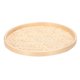 thumbnail image 3 of Serving Tray Round Round Woven Basket Tray Round Woven Tray Bamboo Dustpan Bamboo Hoops Circle, 3 of 3