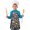 Colorful Mushroom Mixed, variant on Red Mushroom Frog Light Pattern Kids Aprons for Girls and Boys,Adjustable Neck Strap Toddler Aprons for Kids Cooking Baking