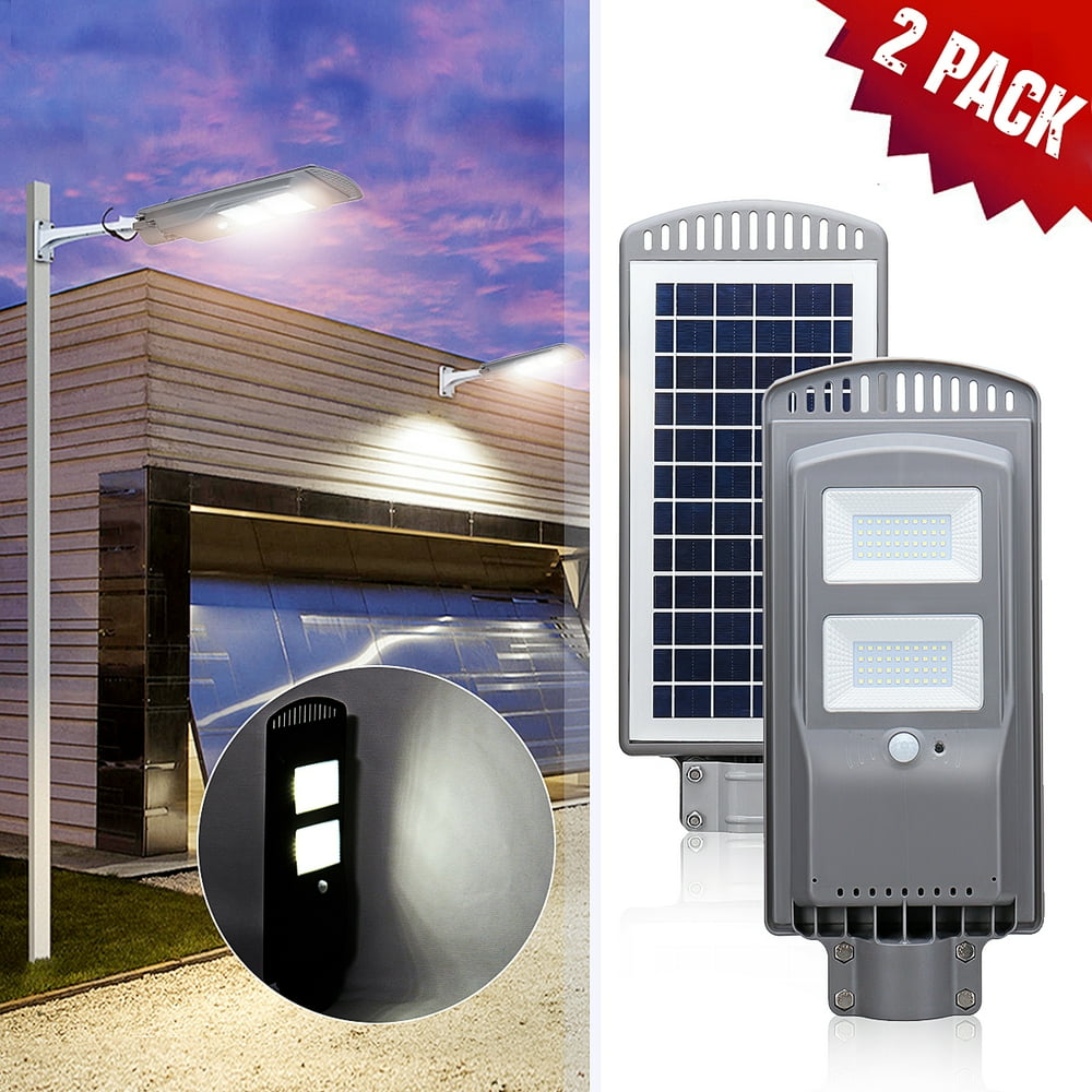 20W/40W/60W LED Solar Garden Street Light Time Switch Control Outdoor