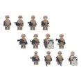thumbnail image 4 of 12 minifiguras de soldados con armadura y atuendos distintivos para niños (M8019, altura: 4,5 cm/1,8 pulgadas)., 4 of 14