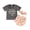Gray, variant on Vedolay Summer Short Sets Girls Summer Outfits 2 Piece Short Sets Ruffle Sleeve Print T Shirt & Shorts,Gray 0-6 Months