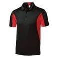 thumbnail image 1 of Gravity Threads Micropique Sport Polo Athlétique - Noir/rouge Vrai - 2TG, 1 of 1