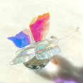 thumbnail image 1 of Manualidades Adornos de mariposas de cristal Pequeños animales de cristal Cruz Espejo Regalo, 1 of 4