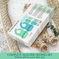 thumbnail image 6 of Sperric Baby Led Weaning Silicone Feeding Set of 8 - Best Bibs, Spoons, and Drinking Cups - for Boys, Girls, Toddlers, and Baby Led Weaning, 6 of 6