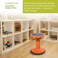thumbnail image 7 of Pearington SitFree Height-Adjustable Wobble Stool, Orange, 7 of 7