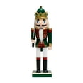 thumbnail image 1 of GUOOL Décoration de Noël Artisanat Décoration de Table Centre de Table Figurine Nutcracker Verte, 1 of 9